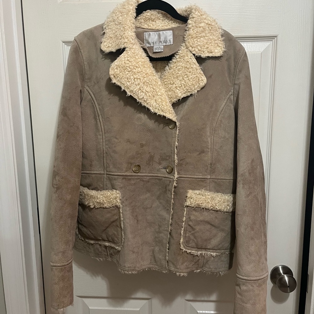Tan Shearling Women's Jacket